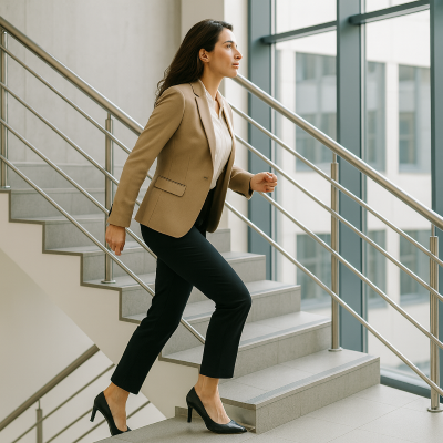 15 Minuten bewegte Pause, zurück ins Büro