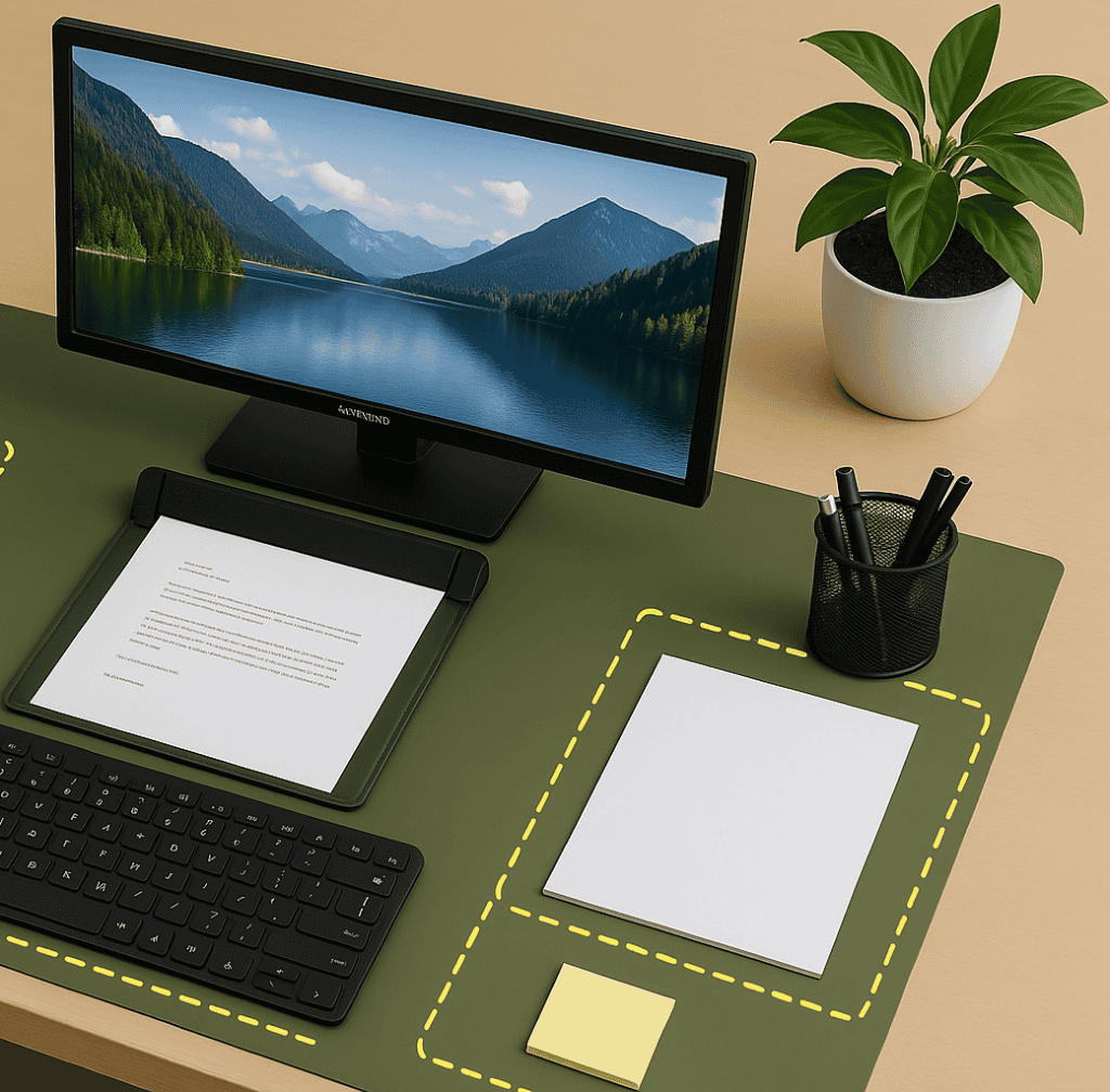 Schreibtisch. rechte Zone, AI chat gpt generiert