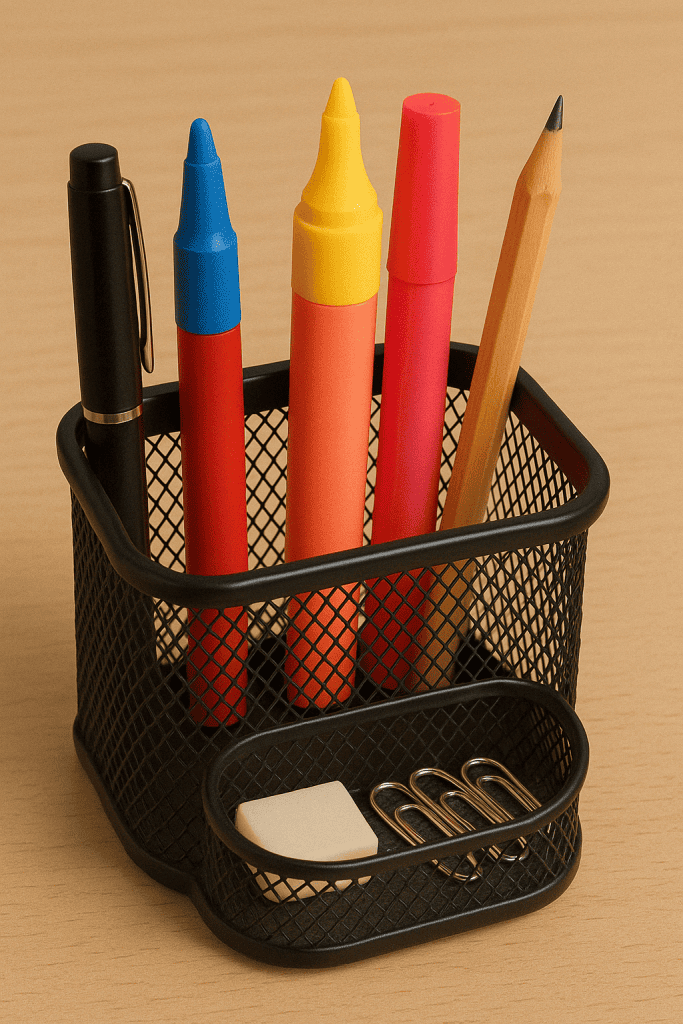 Minimalistischer Organizer für Bürozubehör