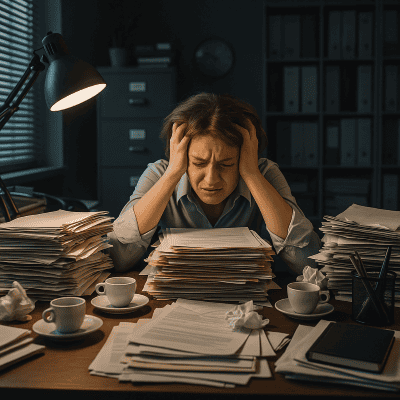 Chaos am Schreibtisch chat gpt