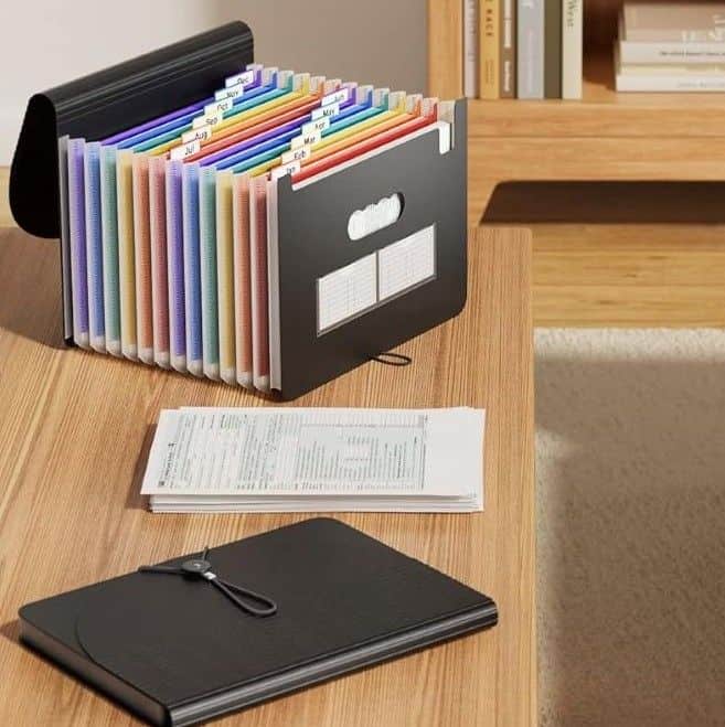 Hängeordner in Box zum Aufstellen