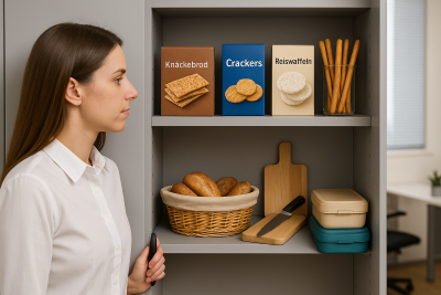 Brotlvorrat und co im Buero