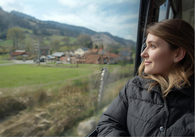 Selbst die Fahrt ins Büro bietet manch schönen Ausblick