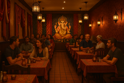 Mittagessen mit besonderem Duft