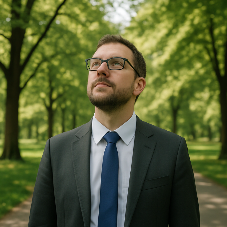 Kurzpause Blick in die Ferne