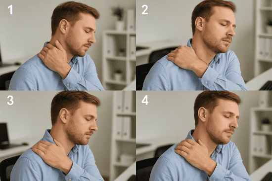 Anleitung zur 60 Sekunden Kurzmassage