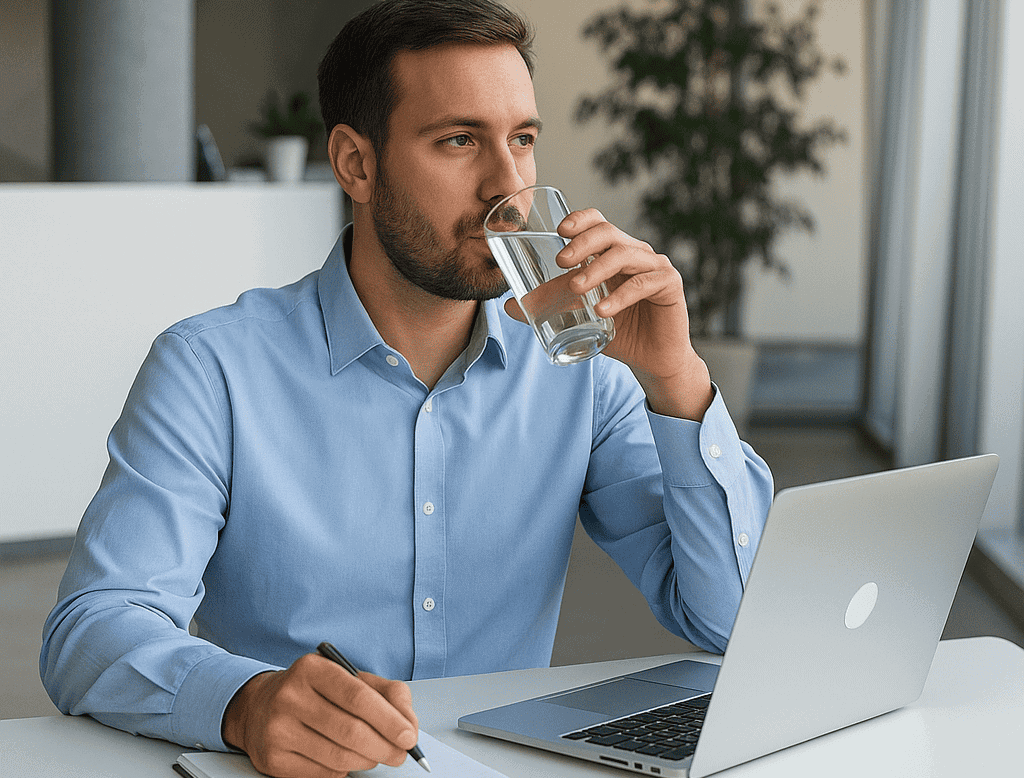 Der wichtige Schluck in der Mikropause