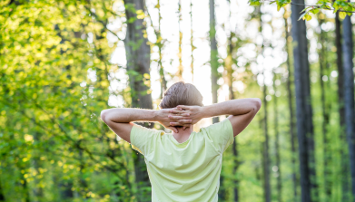 Ein Verdauungsspaziergang zu Mittag ist immer gesund