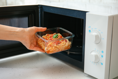 Mikrowellen-Snack in der Kurzpause