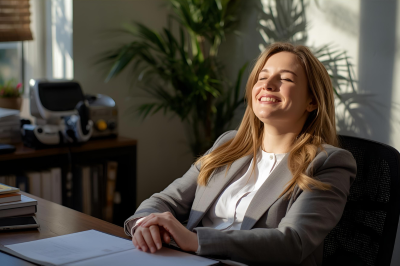 Wartepausen- stressfrei durch bewusstes Lächeln