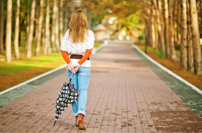 Spaziergang gegen das Mittagstief