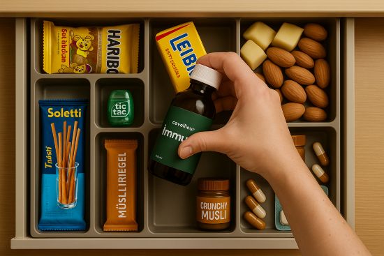 Wartezeiten pause - Snacks nachfüllen