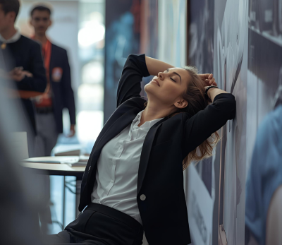Wartepausen am Messestand sinnvoll nutzen