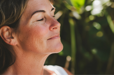 Mittagspause an deinem Kraftplatz. Die Seele baumeln lassen